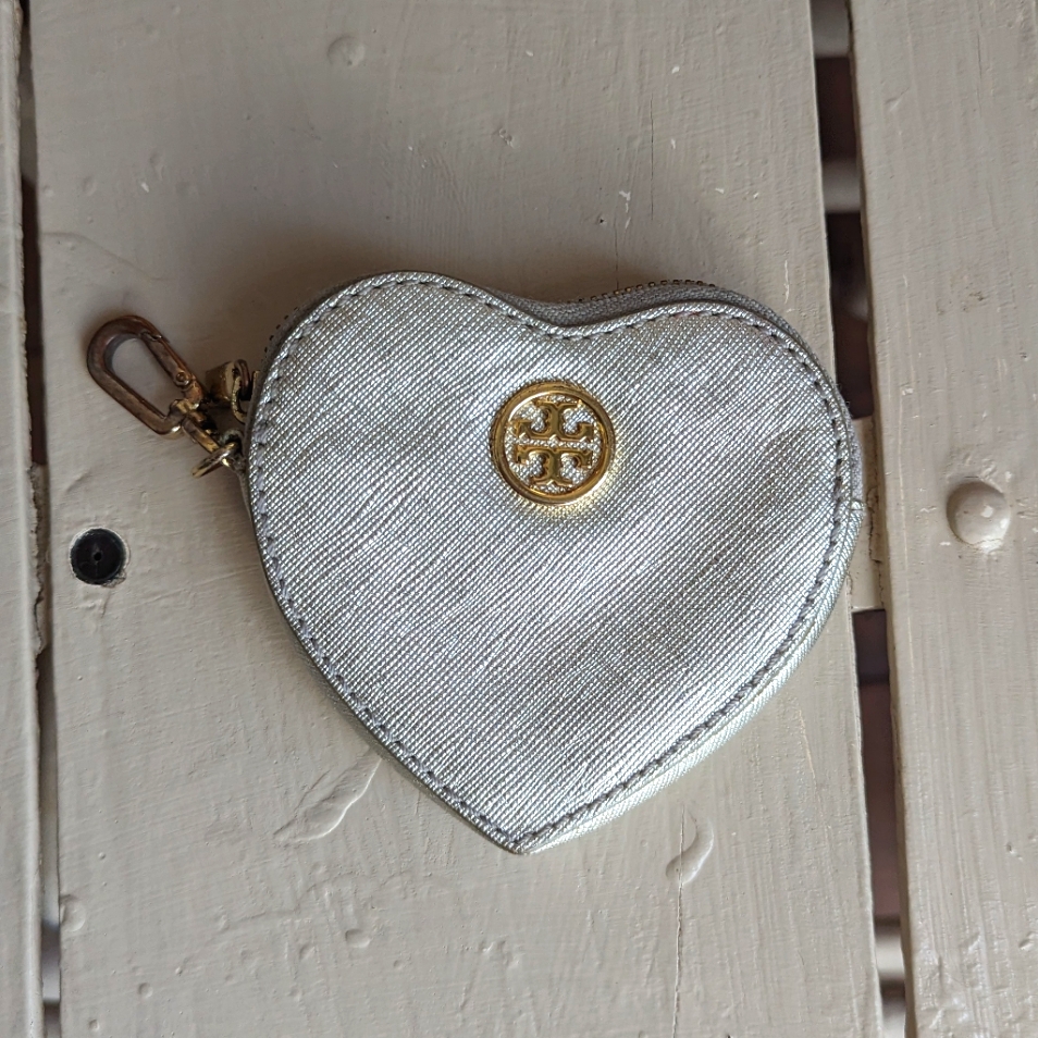 Tory Burch Heart Coin Purse/ Handbag Charm